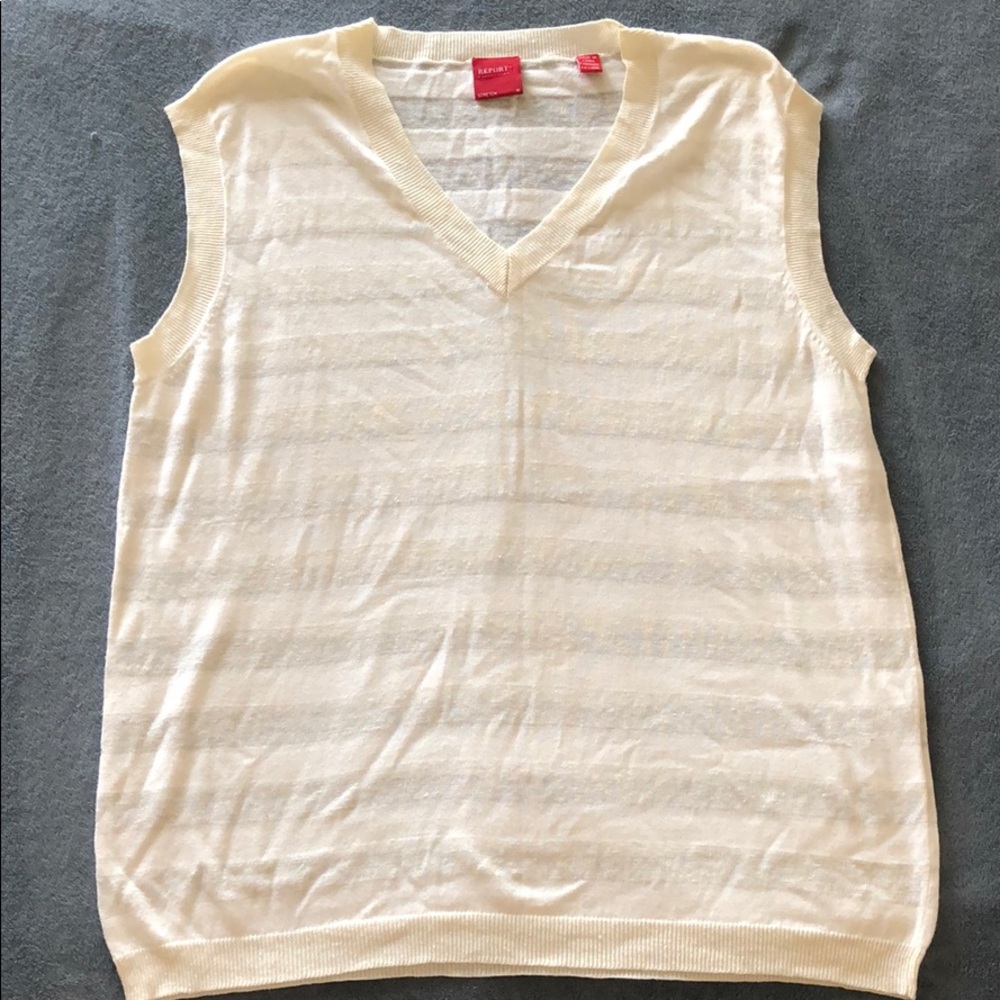 Report knitted tank top size M